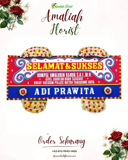 Papan Bunga Ucapan Selamat Giriroto